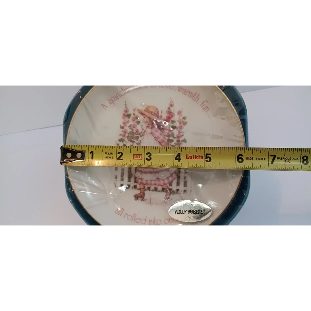 Vintage Holly Hobbie Grandmother Love Plate 1984 sealed grandmacore cottagecore